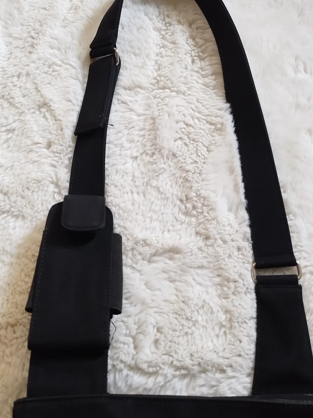 The Limited Black Men’s Messenger Crossbody Bag